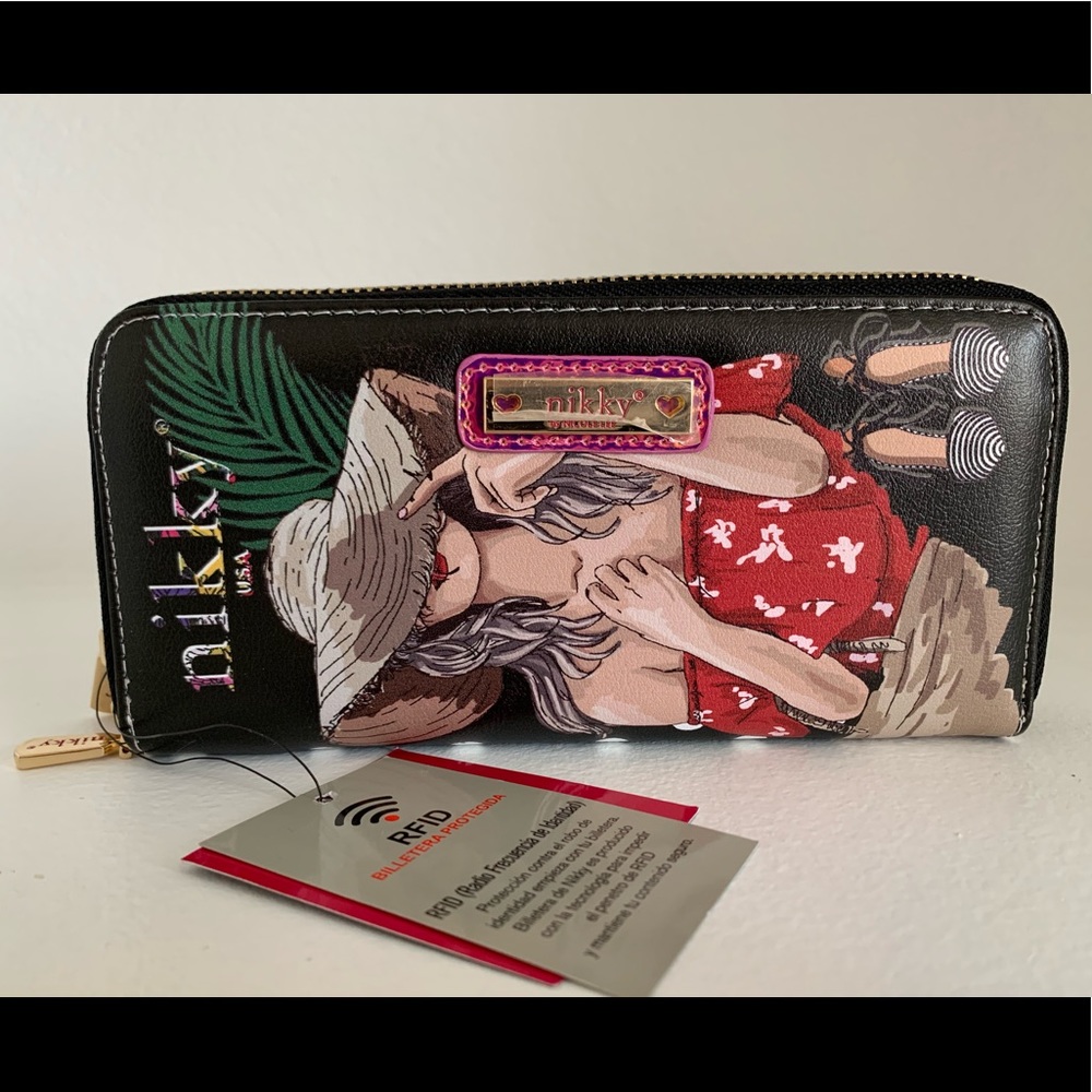 Nicole Lee Nikky Wallet Hide Me Black